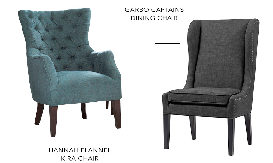 Hannah Flannel Kira Chair